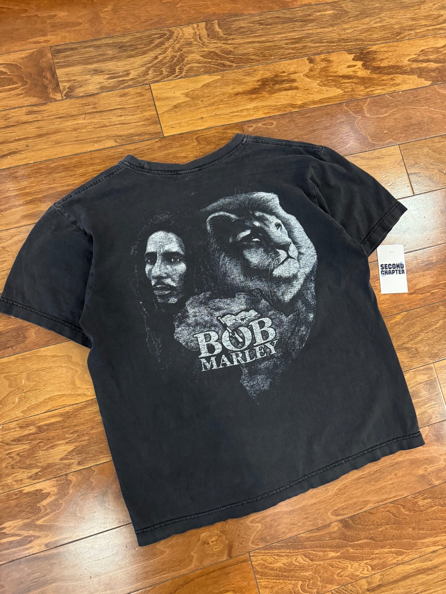 00s Bob Marley Lion Music Tee (M)