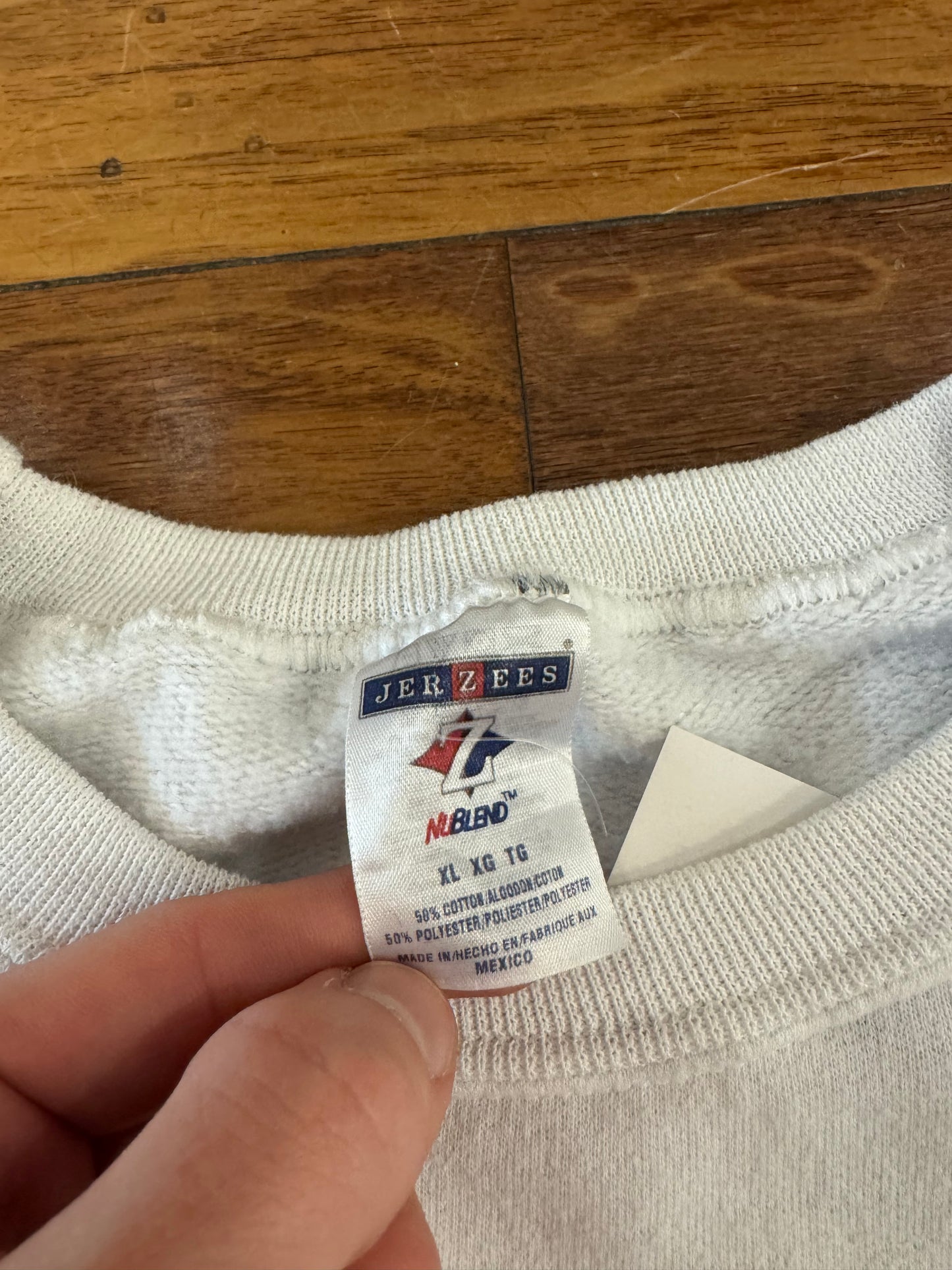 2007 Patriots VS Giants Super Bowl Vintage Crewneck (XL)
