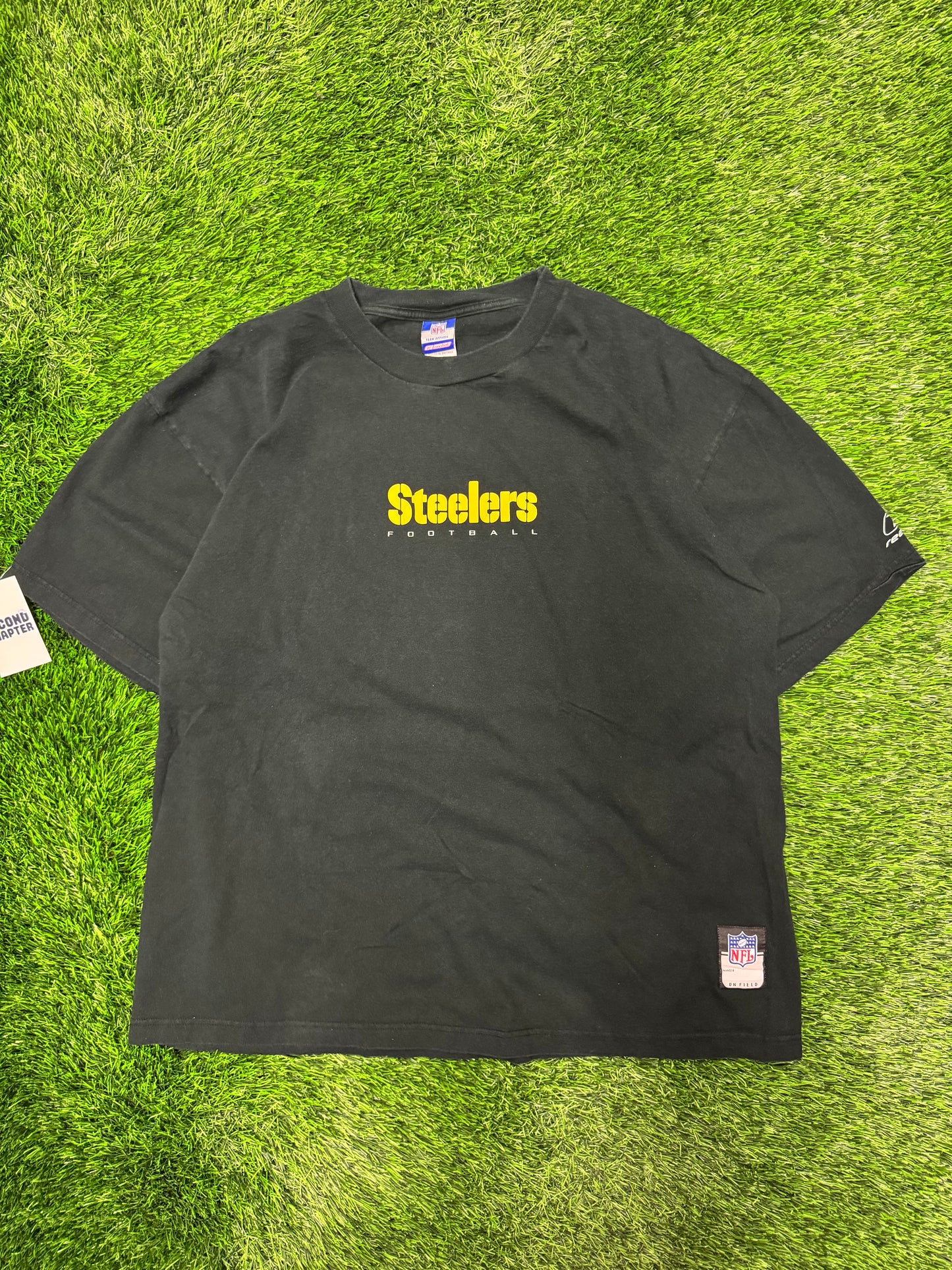 00s Pittsburgh Steelers Football NFL Essential Reebok Tee (XL)