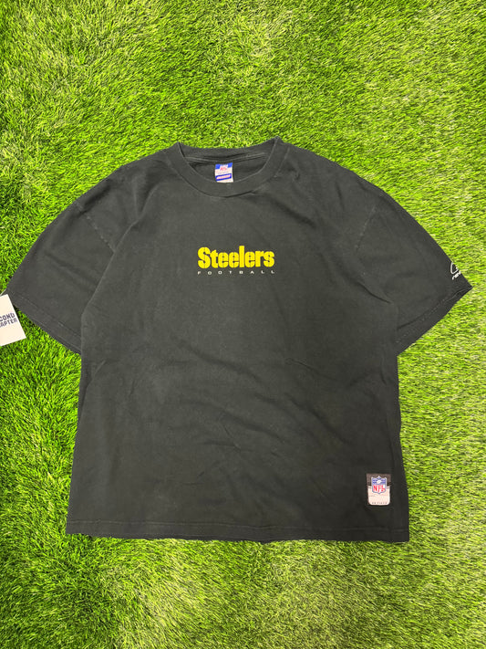 00s Pittsburgh Steelers Football NFL Essential Reebok Tee (XL)