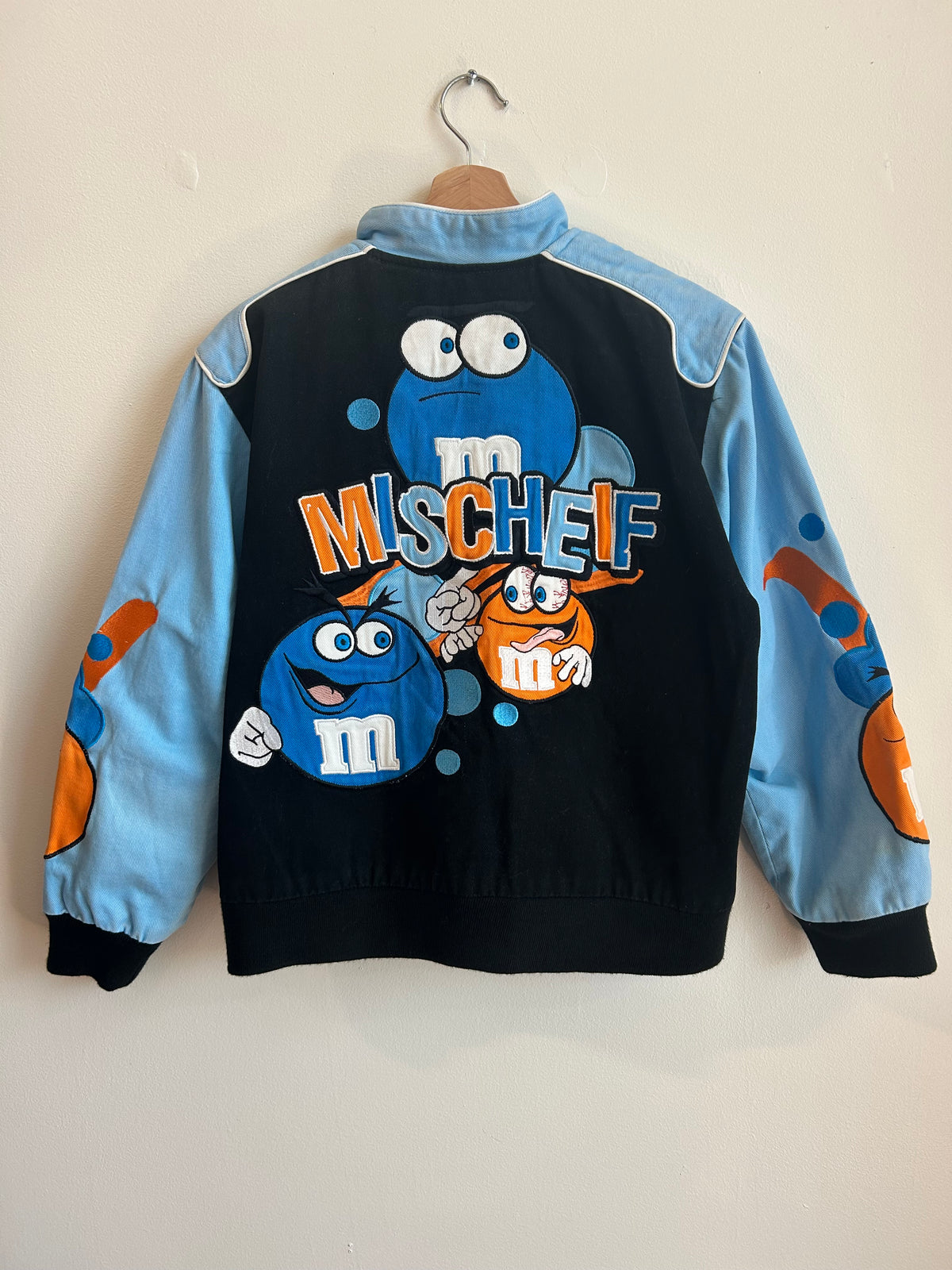 00s M&Ms Minis Mischeif Nascar Racing Jacket (Youth XXL)