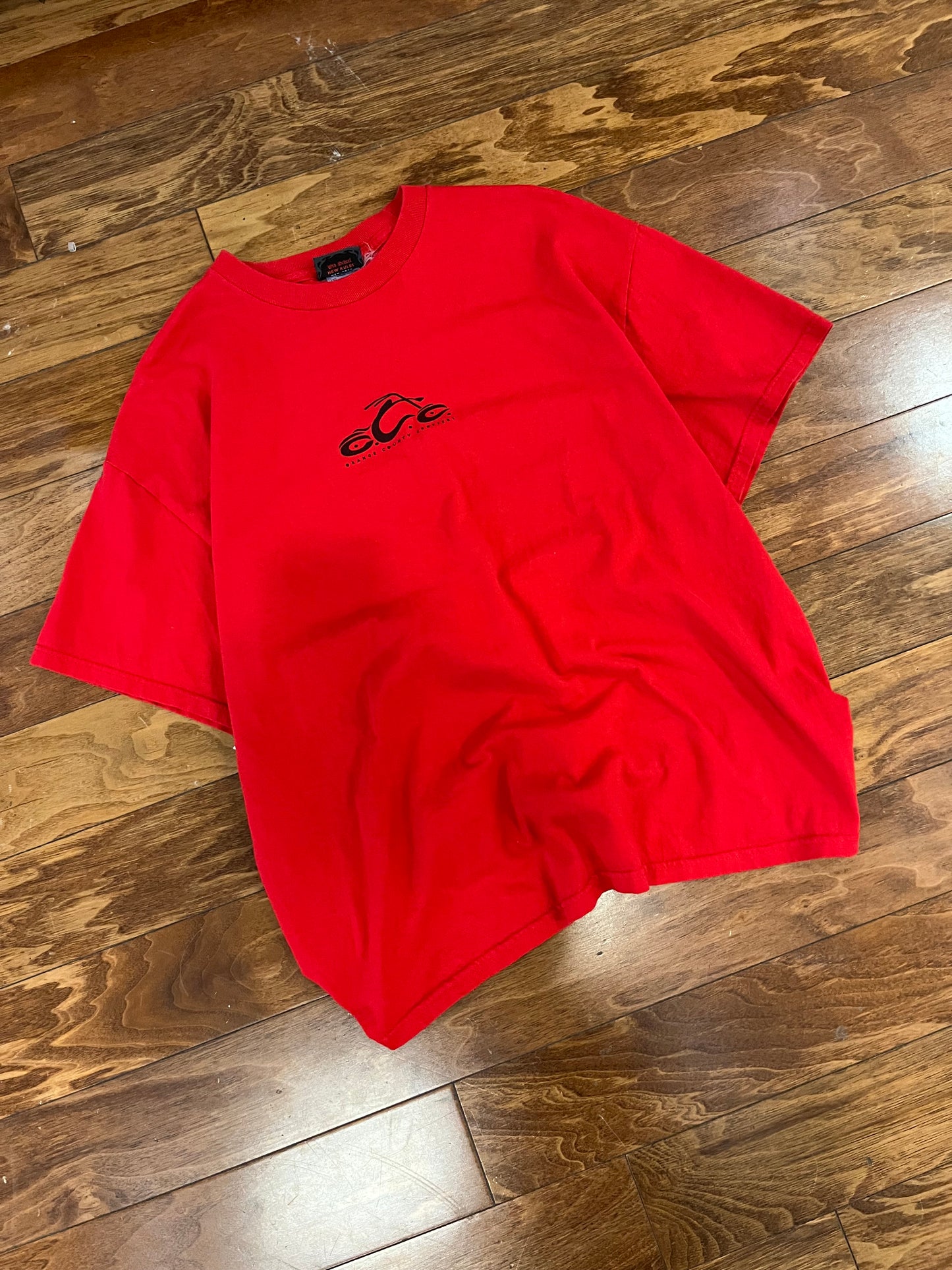 00s Orange County Choppers Red Graphic Tee (XL)