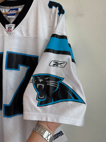 00s Carolina Panthers Jake Delhomme Reebok Away Jersey (XL)