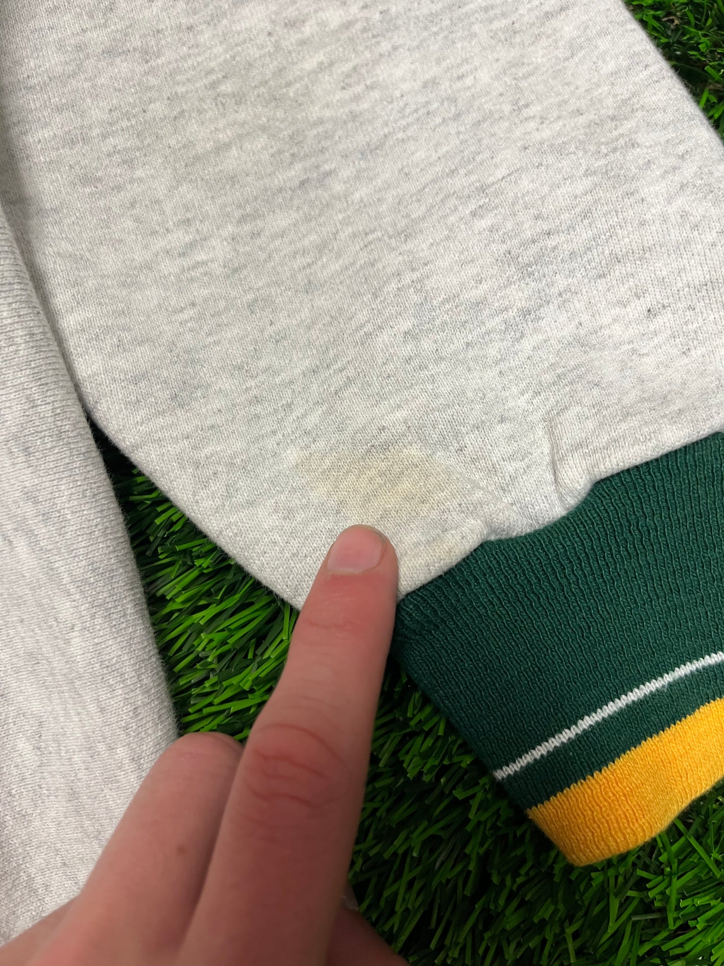 90s Green Bay Packers Legends Spell Out Crewneck (L)
