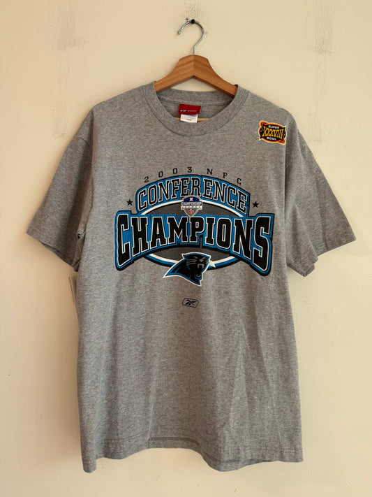 2003 Carolina Panthers Conference Champions Reebok Tee (M)