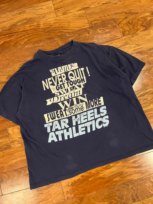 90s UNC Tar Heels "Attitude" Tee (L)