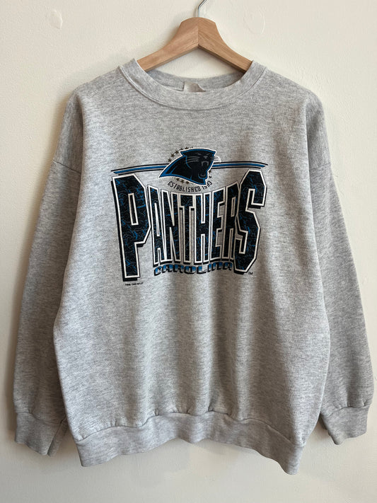 1993 Carolina Panthers Spell Out Spectator Crewneck (XL)