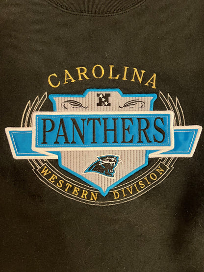 90s Carolina Panthers Pro Player Embroidered Crewneck (M)