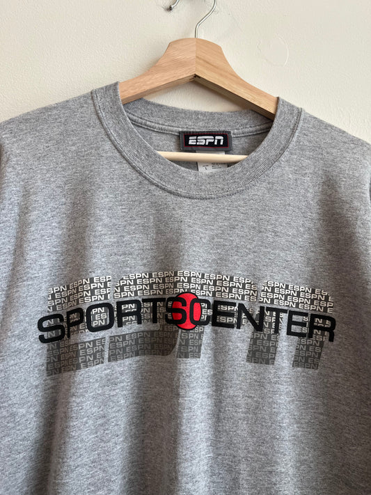 00s Sports Center ESPN Spell Out Tee (L)
