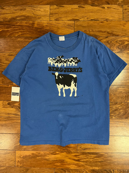 1985 Ben & Jerry's "Vermont's Finest" Grail Cow Graphic Tee (XL)