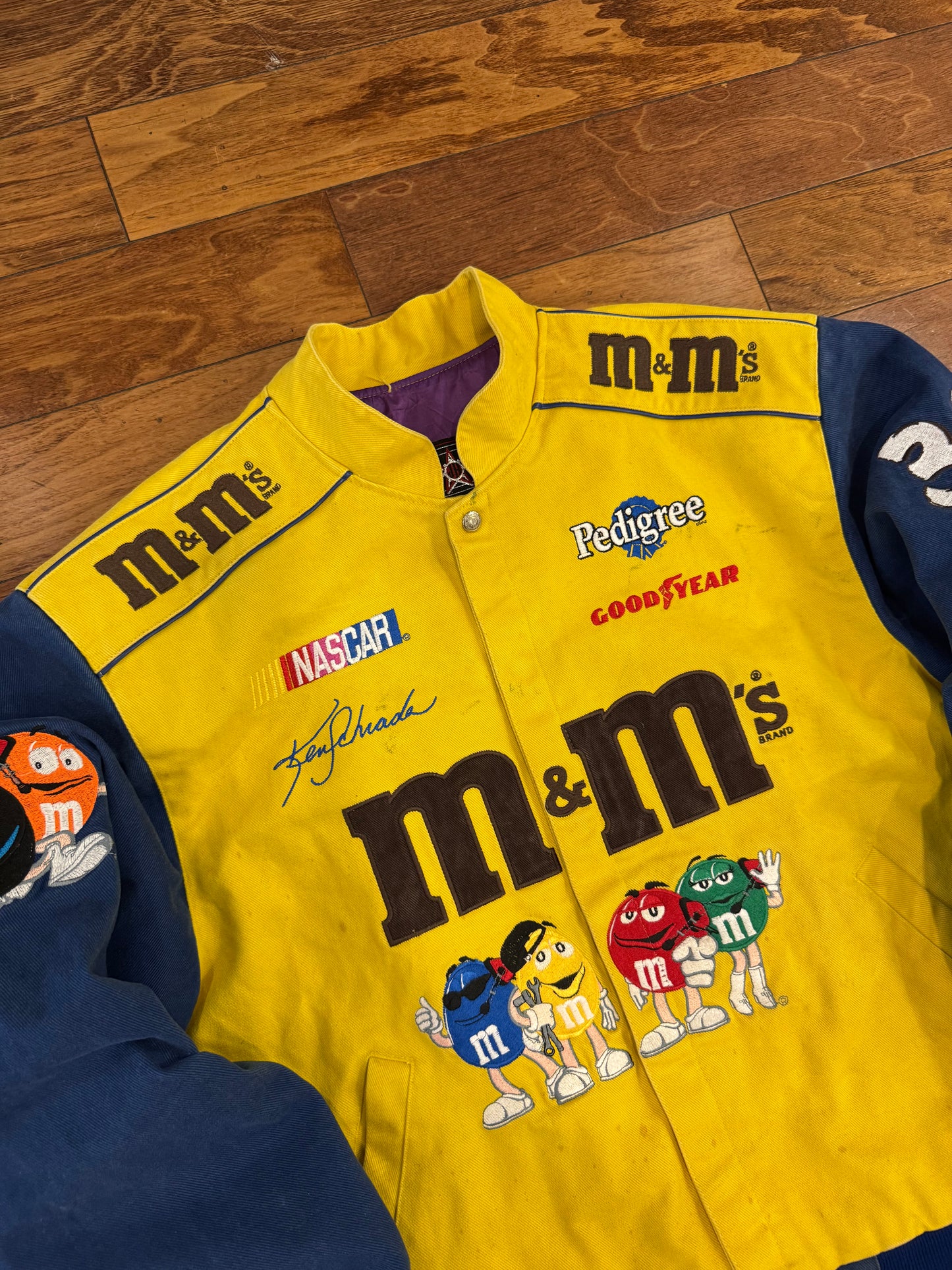 90s M&M's Racing Jeff Hamilton Nascar Jacket (XL)