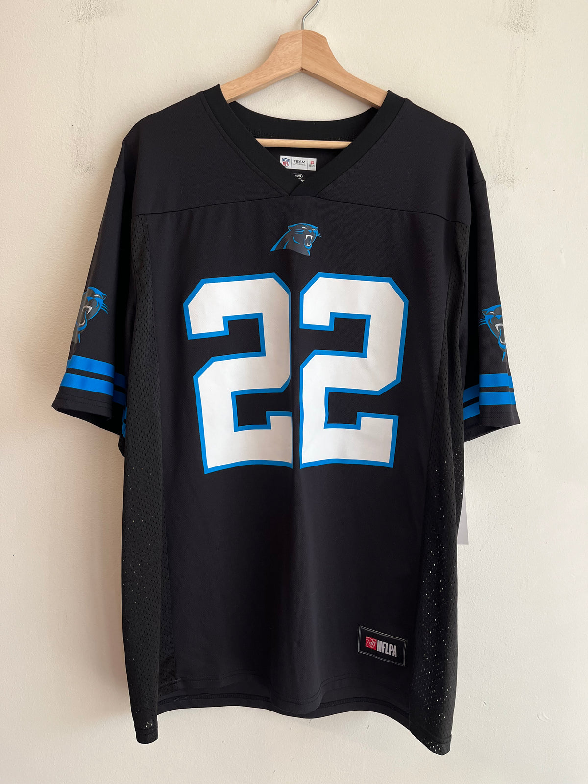 2010s Carolina Panthers Christian McCaffery Team Apparel Jersey (L)