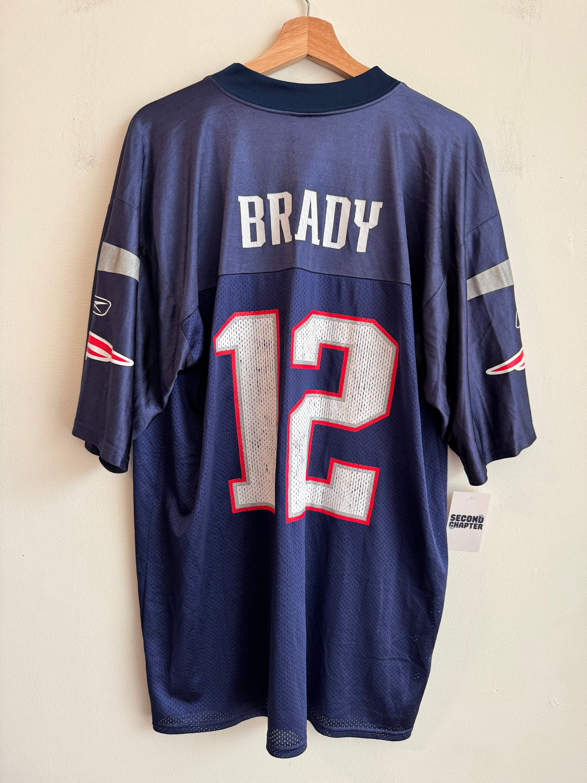 00s New England Patriots Tom Brady NFL Team Apparel Jersey (L)