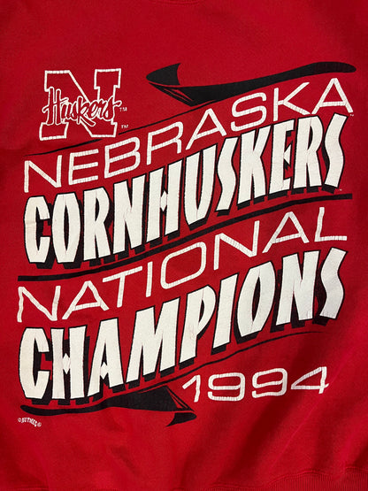 1994 Nebraska Cornhuskers National Champs Crewneck (XL)