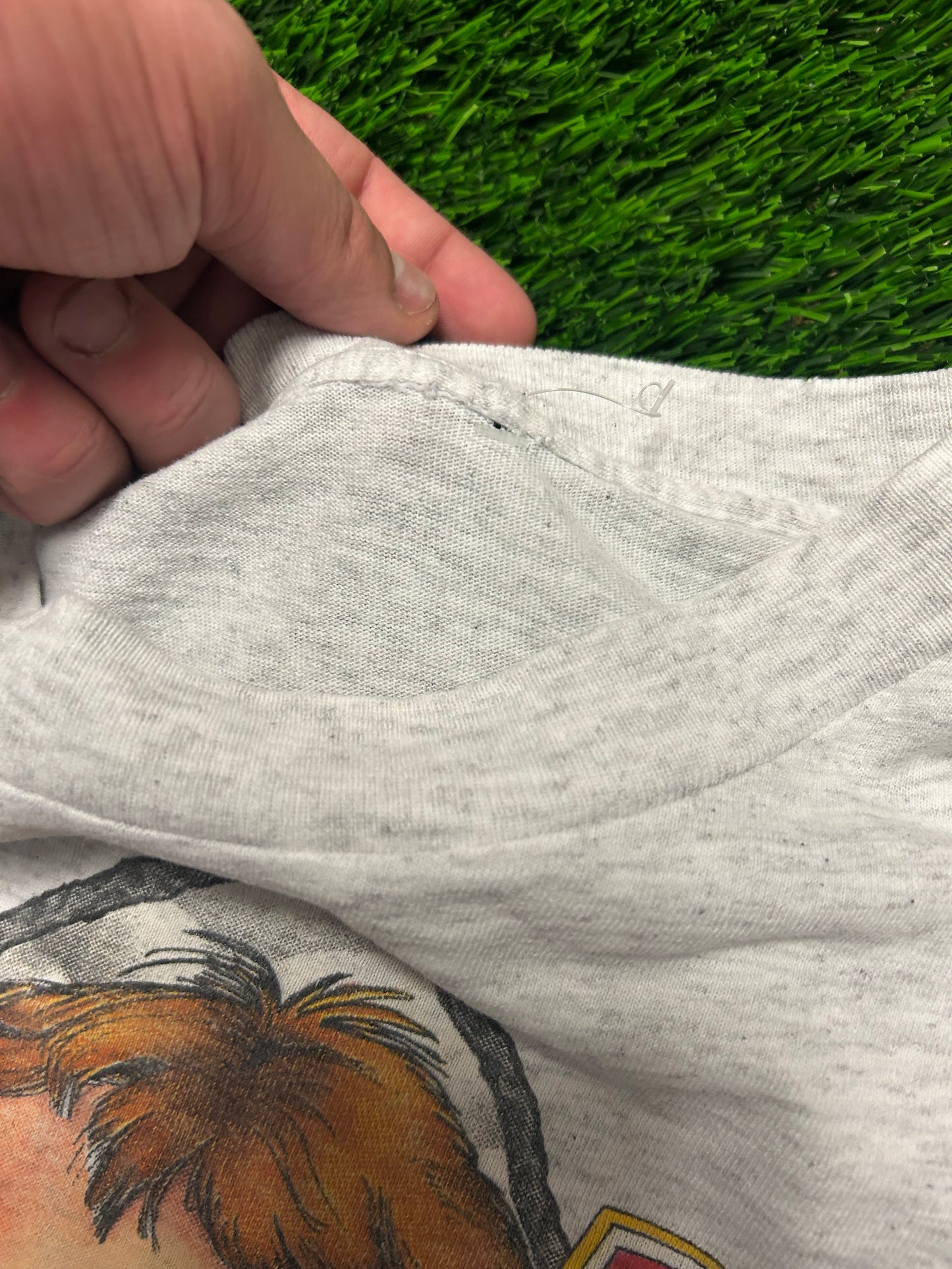 1994 Joe Montana "Joe-Ronimo" Kansas City Chiefs Vintage Caricature Tee (L)