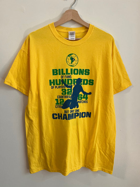 2010s Brazil World Cup Soccer Tee (L)