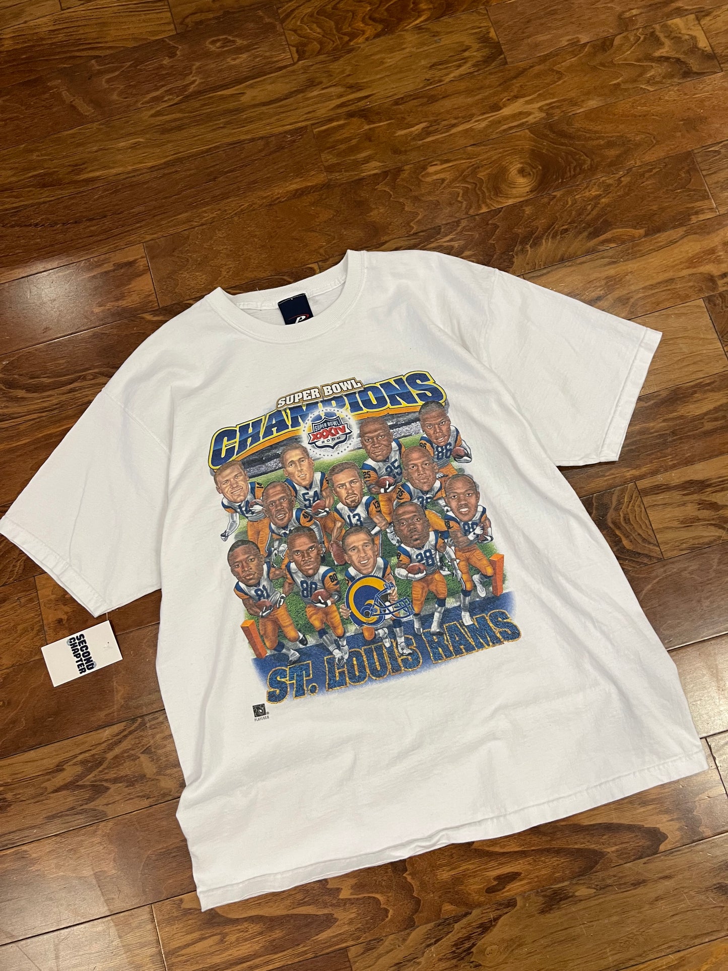 00s St Louis Rams SB XXXIV NFL Caricature Tee (XL)
