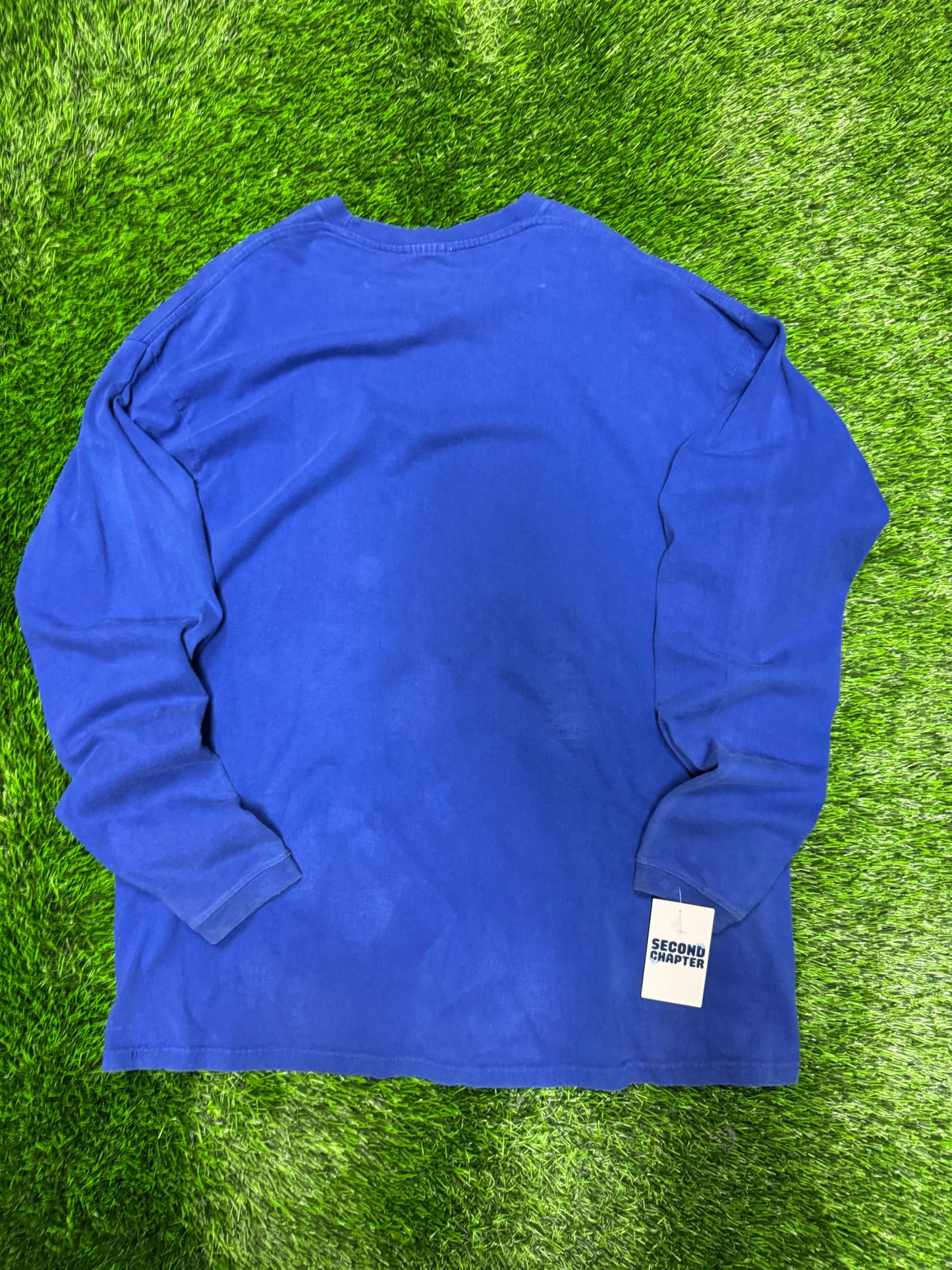 90s Duke University Shattered Basketball Vintage graphic Long Sleeve Tee (XL)