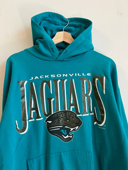 1996 Jacksonville Jaguars Vintage Teal Hoodie (L)
