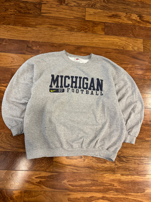 1997 Michigan Football Nike Crewneck (XL)
