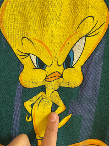 1993 Looney Tunes Tweety Bird Charlotte Tee (XL)