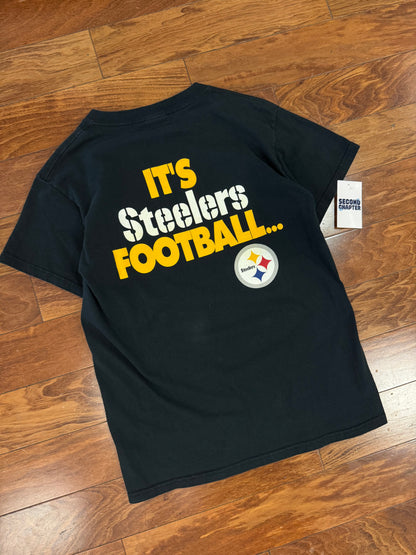2003 Pittsburgh Steelers Not Just Football Tee (Youth XL)