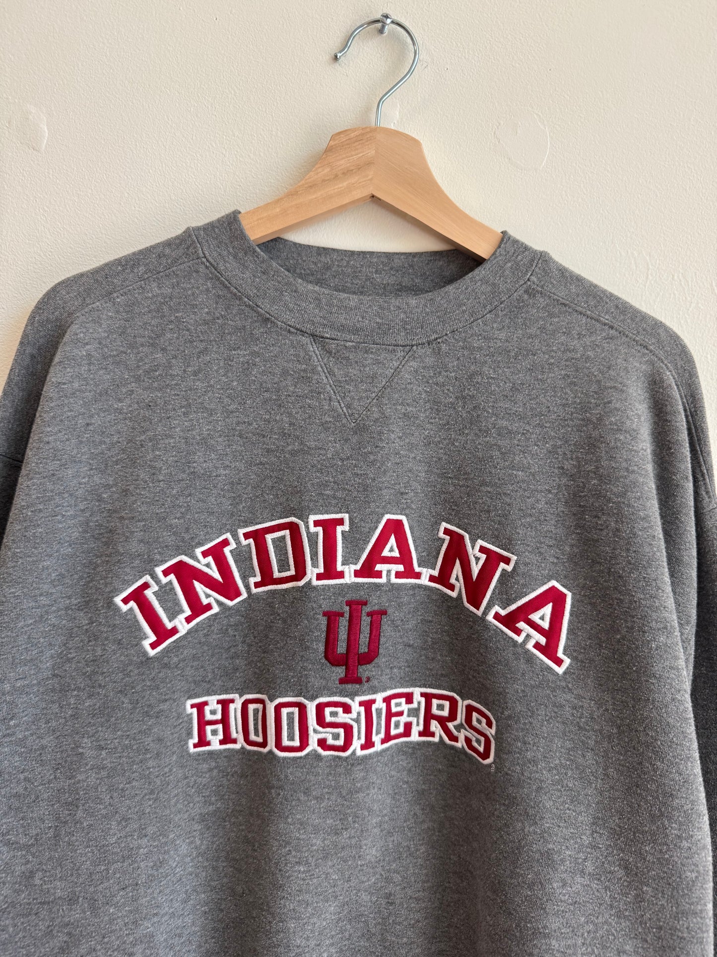 00s Indiana Hoosiers Vintage Spell Out Crewneck (L)