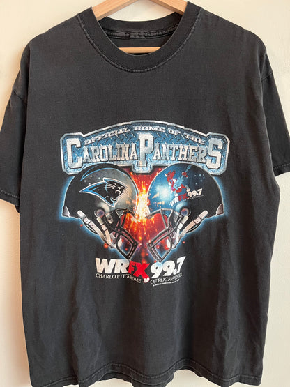 2000 Carolina Panthers WRFX 99.7 Radio Tee (L)