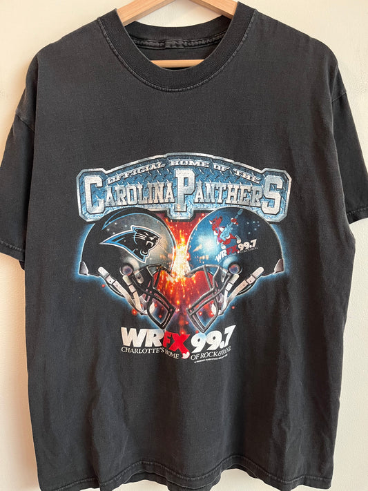 2000 Carolina Panthers WRFX 99.7 Radio Tee (L)