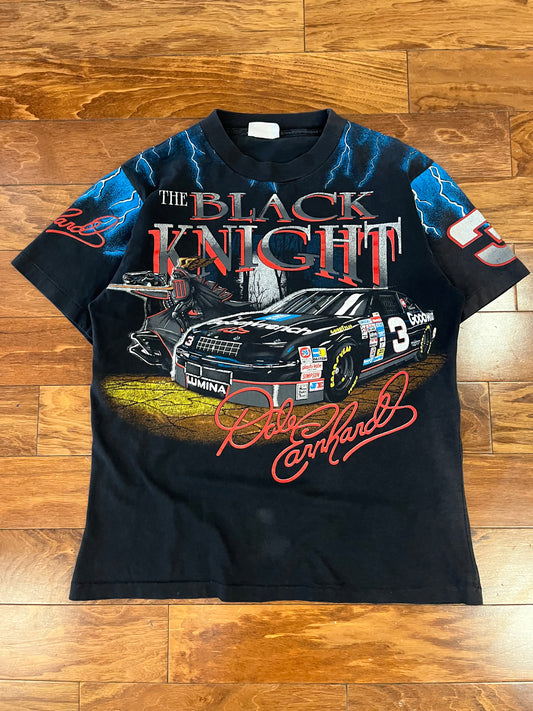 90s "The Black Knight" Nascar AOP Tee (L)