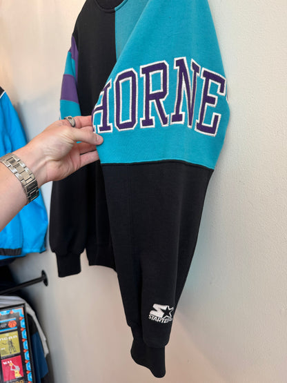 90s Charlotte Hornets 2 Tone Starter Crewneck (M)