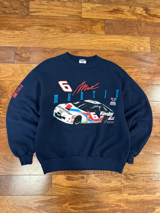00s Mark Martin Graphic Nascar Crewneck (L)