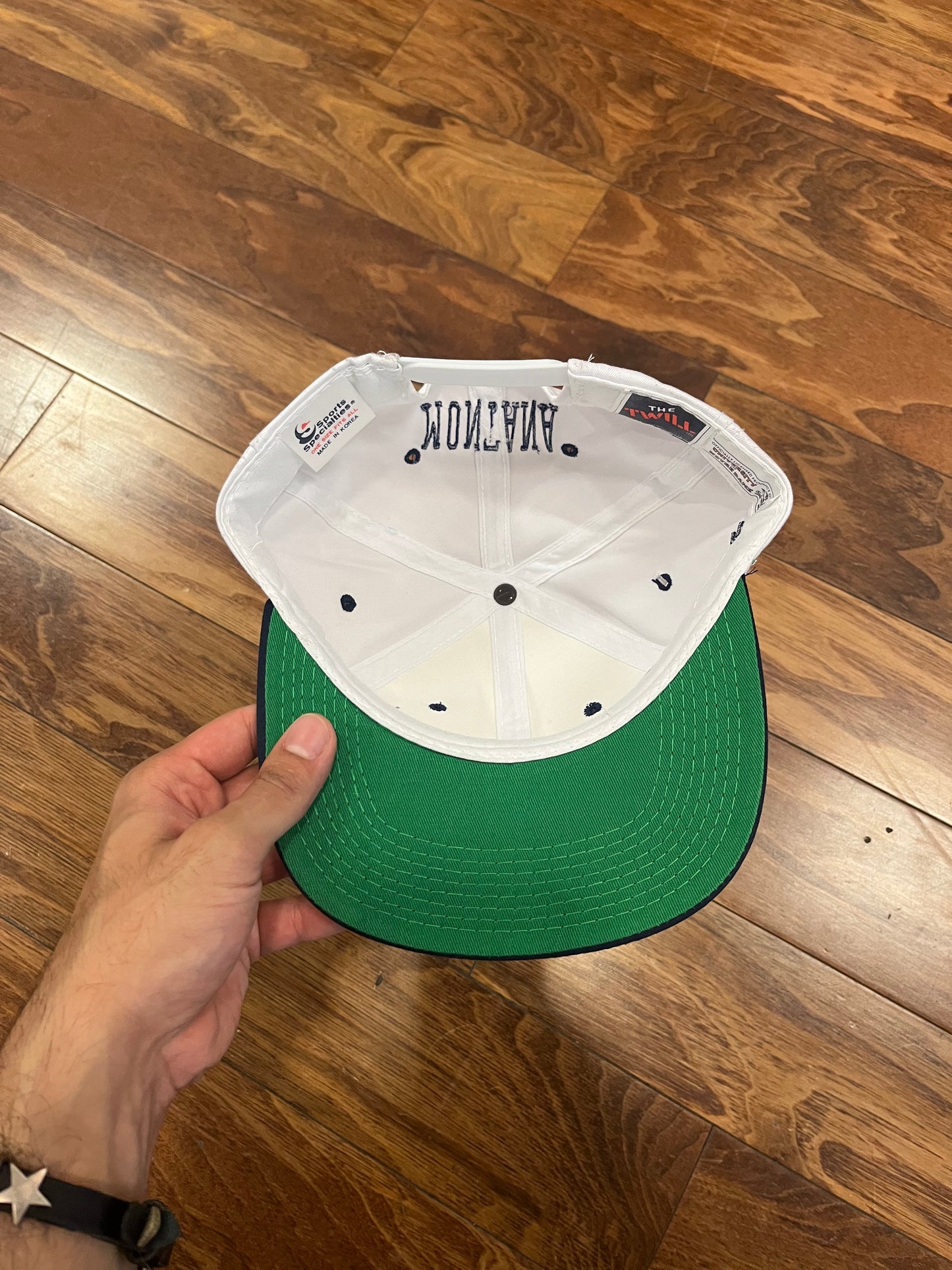 90s Notre Dame Montana White Hat (OS)