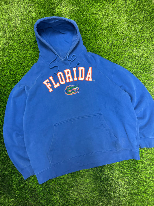 00s University of Florida (UF) Gators Spell Out Hoodie (XXL)