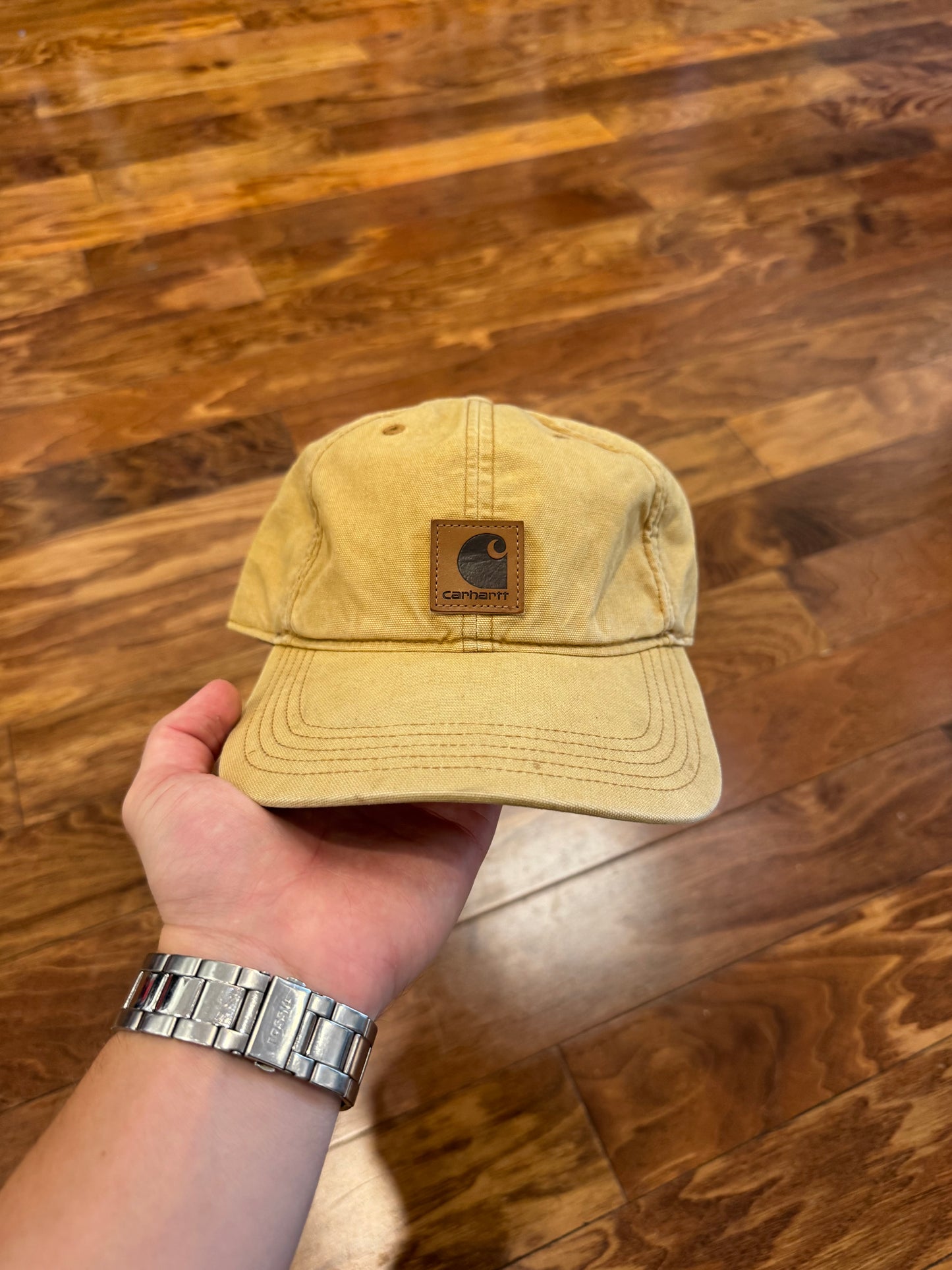 00s Carhartt Faded Tan Essential Hat (OS)