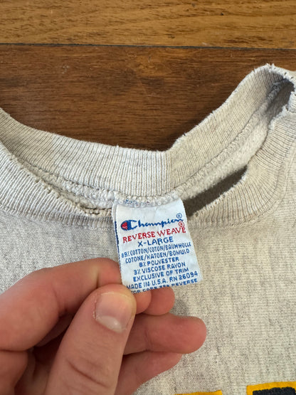 90s Notre Dame Champion Reverse Weave Crewneck (XL)