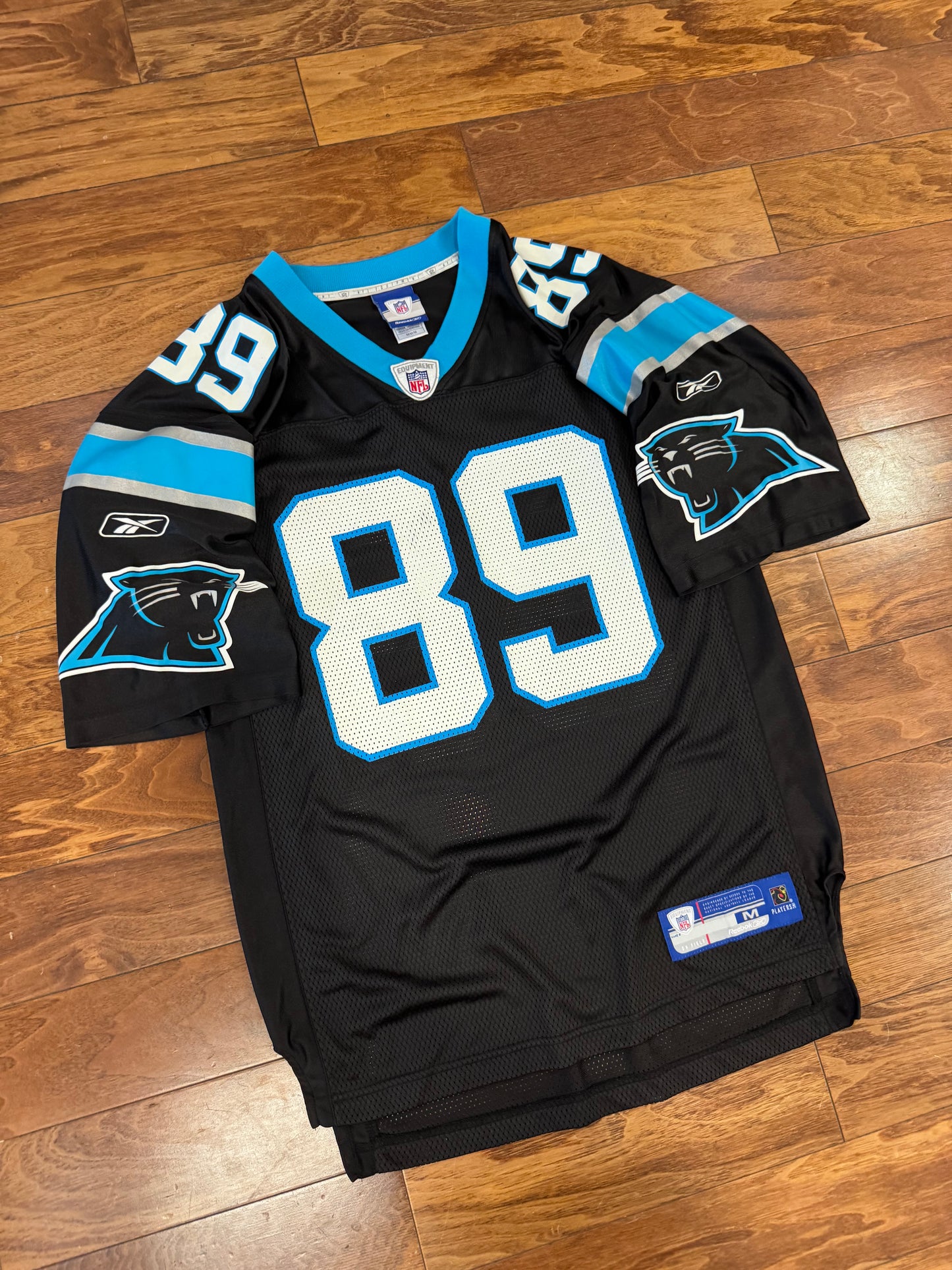00s Carolina Panthers Steve Smith Reebok NFL Jersey (M)