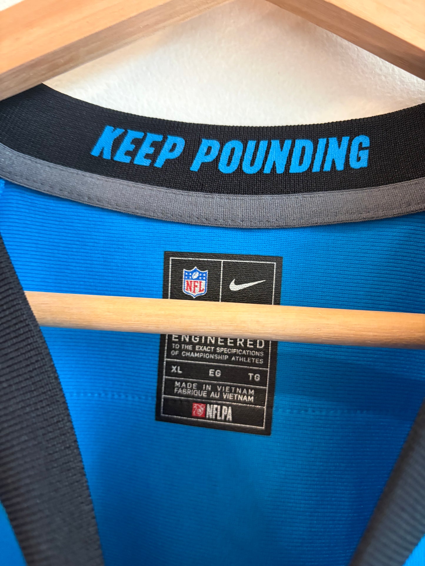 2022 Carolina Panthers Bryce Young Nike Blue Jersey (Youth XL)