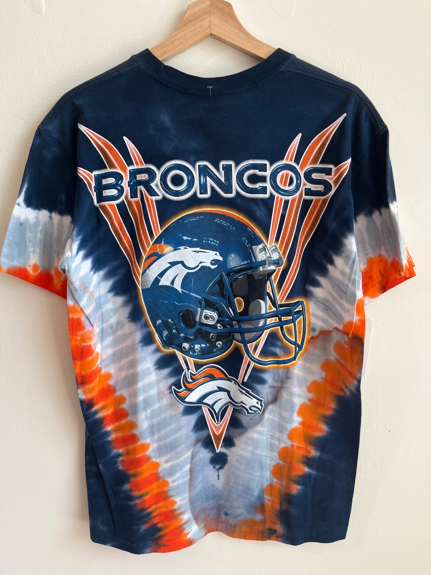 00s Denver Broncos Tie Dye Majestic Tee (M)