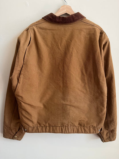 2012 Carhartt Detroit Brown Blanket Lined Jacket (L)