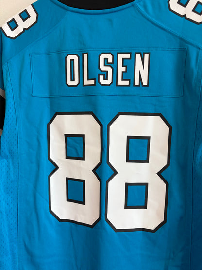 2016 Carolina Panthers Greg Olsen Blue Nike Jersey (M)