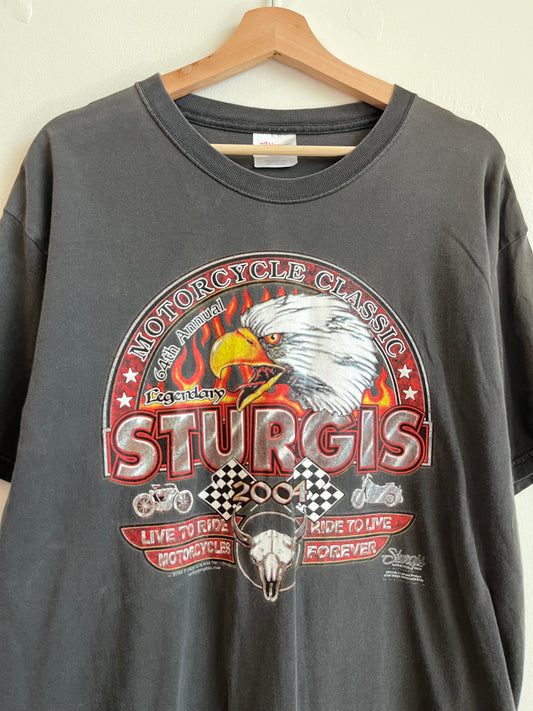 2004 Sturgis Faded Biker Tee (L)