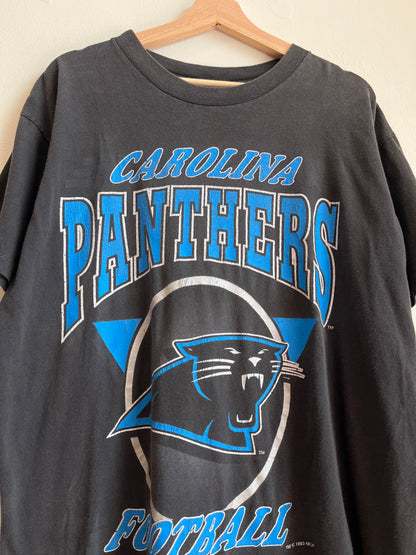 1993 Carolina Panthers Football Faded Tee (L)