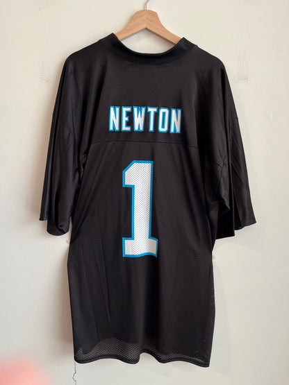 2010s Carolina Panthers Cam Newton Black NFL Jersey (XL)