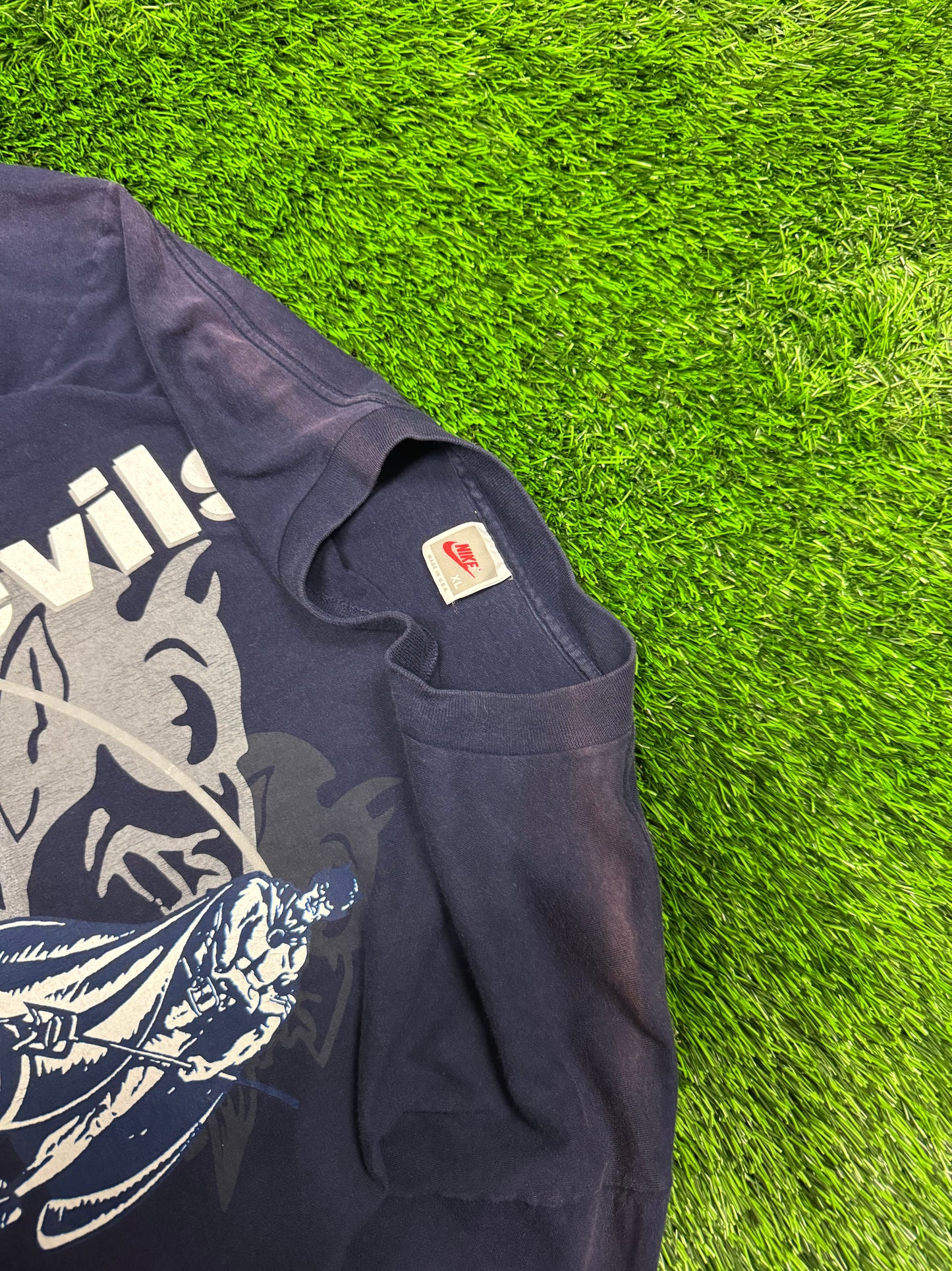 90s Duke University Vintage Nike "Just Do It" Old Logo Tee (XL)