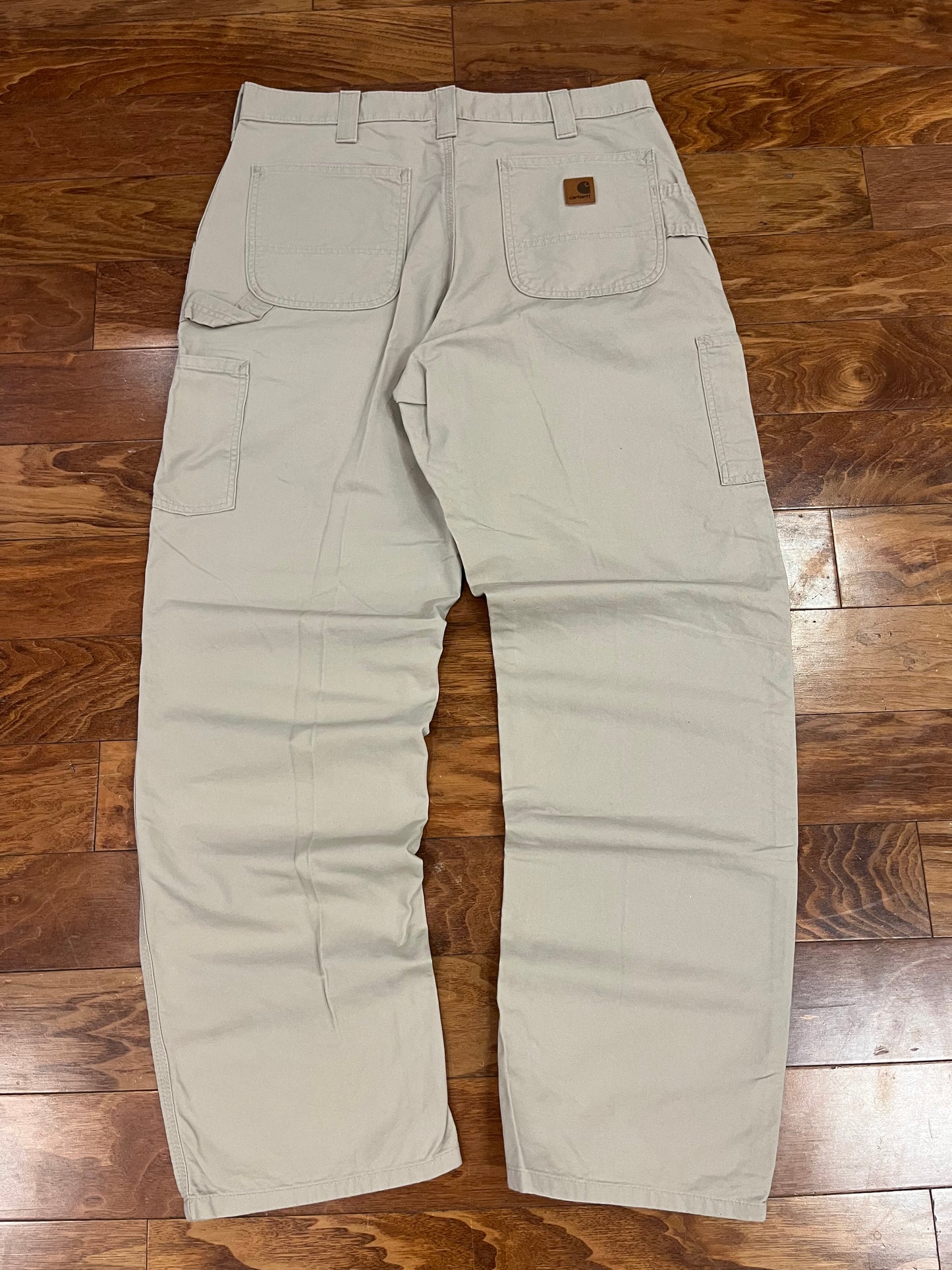 2011 Carhartt Khaki Colored Workwear Pants (36x34)