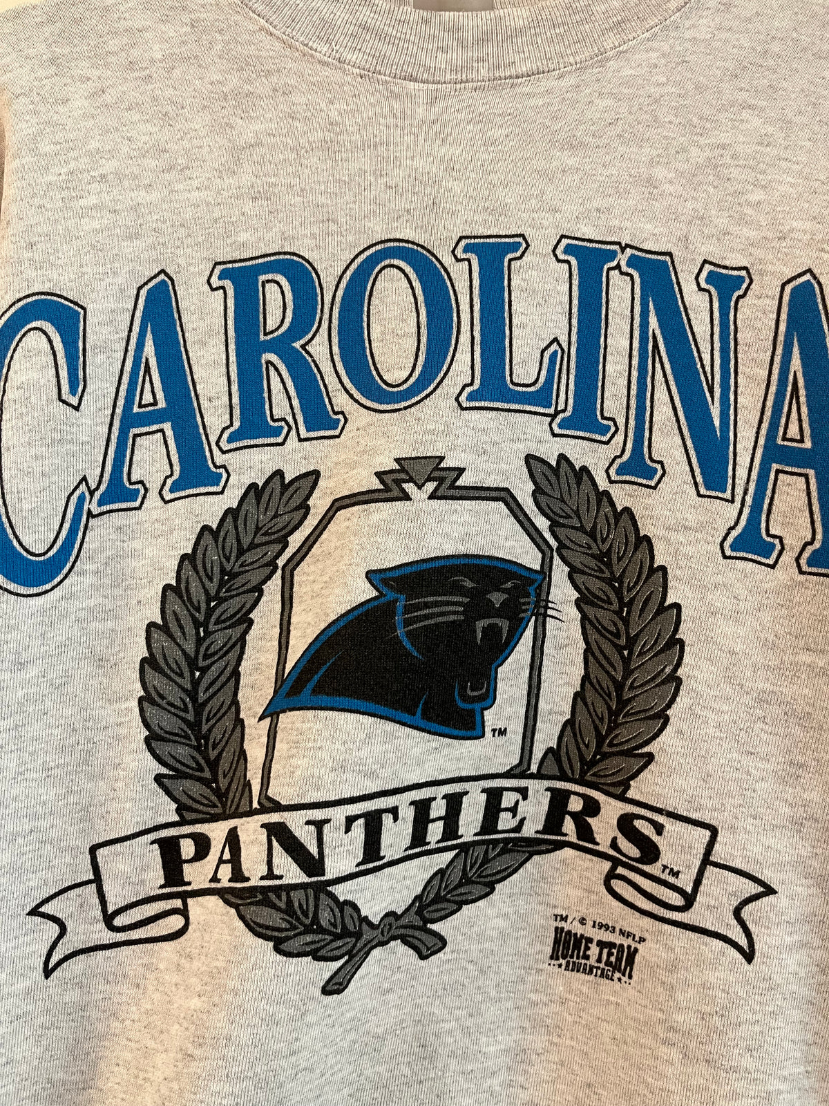 1993 Carolina Panthers Home Team Advantage Crewneck (M)