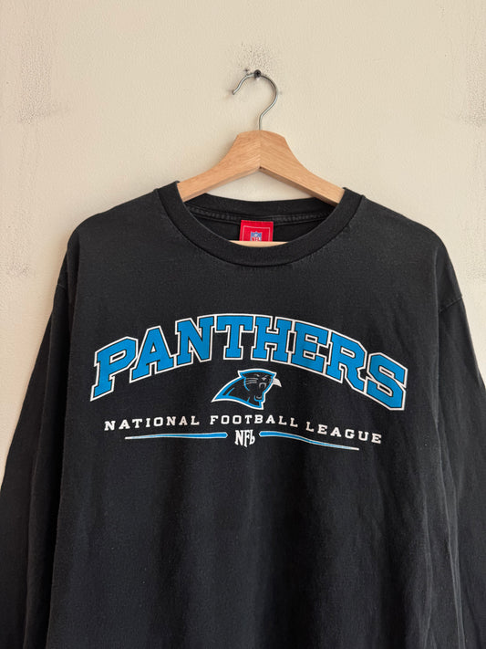 00s Carolina Panthers Black Long Sleeve Shirt (L)