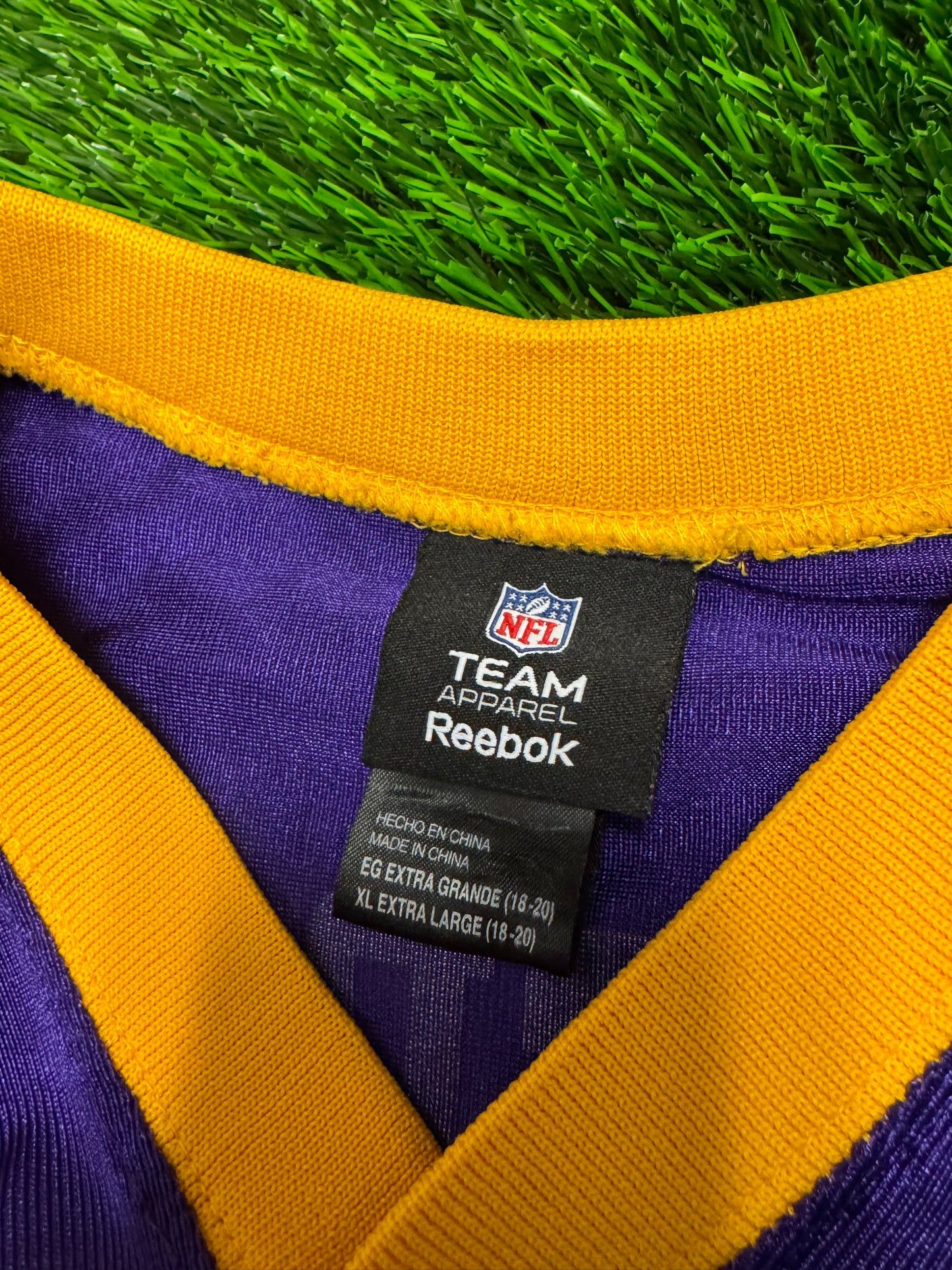 Minnesota Vikings Adrian Peterson #28 Reebok Jersey (Youth XL)