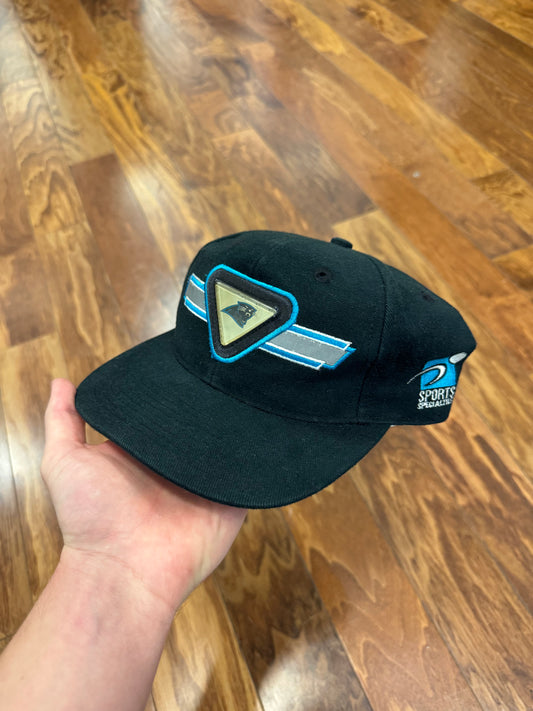 90s Carolina Panthers Sports Specialties Triangle Cut Hat (OS)